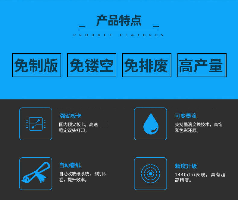 白墨打印機產品特點